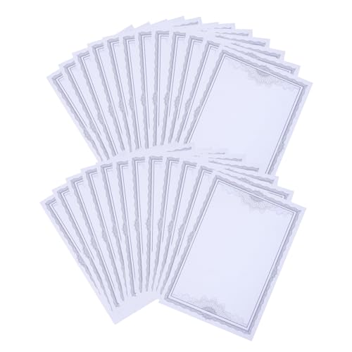 Feuilles de papier intérieur pour certificats 150g 12k bleu pour impression laser