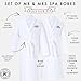 Mr and Mrs Robes | Set of 2 Mr & Mrs Robes for Couples | Extra Thick| Long Sleeves | 100% Terry Cotton | Shawl Collar