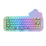 EPOMAKER Mini Panda 64 60% Hot Swappable Acrylic RGB Wired Mechanical Gaming DIY Keyboard Kit, VIA Programmable (Mini Panda Kit)