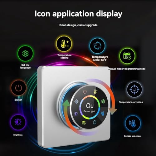 Thermostat intelligent pour chauffage de l'eau WiFi Tuya et programmateur connecté 3A - 7