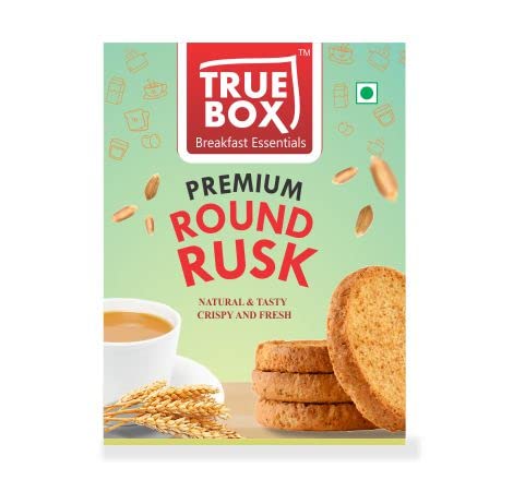 TrueBox All In One Breakfast Round Rusk Snacks-Round Rusk -(200 Gm) (B0B19RTZMB) Amazon Price History, Amazon Price Tracker