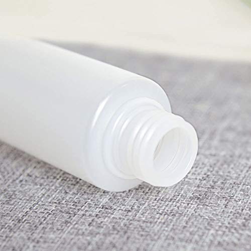10 Pcs 30 ml/1 oz Empty Plastic Sample Travel Size Plastic Empty Squeeze Bottle Container Jar Pot Vial with Flip Lid Perfect for Emollient Water Shower Gel Emulsion Etc3