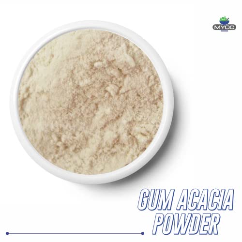 Myoc Gum (Acacia) Powder – 3.5 Oz, Pure Original Ingredients Gum Acacia Powder, Powdered Gum Acacia, Gum Acacia Powder Organic, Cosmetic Thickener, Diy Ingredient, Art & Craft #TOP2
