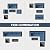 SUNLEI 5 Piece Outdoor Patio Furniture Set with Fire Pit Table, Black PE Rattan Wicker Conversation Sofa Set with Blue Cushions, All Weather Sectional Patio Couch for Backyard, Deck, Garden, Porch