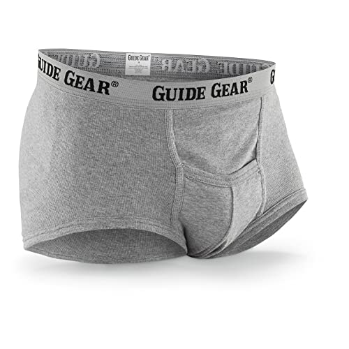 Guide Gear Men Boxers Briefs Pack of 6, Mens Boxer Shorts Underwear in Cotton with Elastic Waistband2
