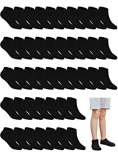 Giegxin 50 Pairs Small Socks Bulk Little Socks Low Cut Ankle Mini Anklet Hose Soft Cotton Small Hose
