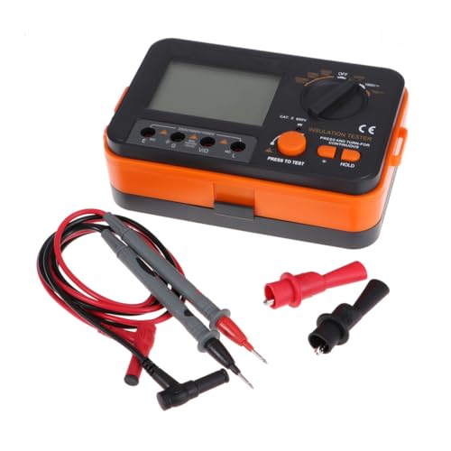 FELTECHELECTR Digital Insulation Resistance Tester with Backlit LCD Megohm for Industrial Motor Testing Precise Resistance Measurement Easy Operation and Design