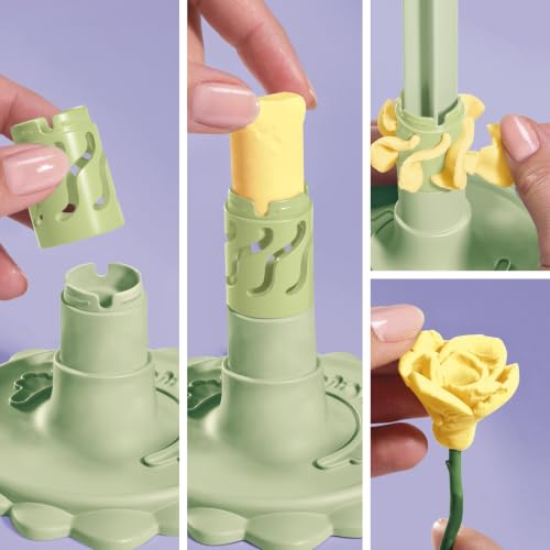 Image of Blooms by Play-Doh Meadow Flower Bouquet Making Kit, Floral Crafts for