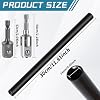 9/16(14mm) Power Nut Driver Nut Runner Hollow Socket with 360 Rotatable 1/2 Impact Grade Socket Adapter,Hollow Nut Driver with 1/4 Hex Shank,Suitable for Overhead Fastening Applications Operations
