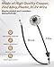 JUWEVAZU Radio Antenna Base Mount & Cable Fit for Jeep Wrangler 2007 2008 2009 2010 2011 2012 2013 2014 2015 2016, Replace 56040921AG