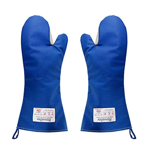 luva termica para cozinha Forrada para Alta Temperatura (até 350º) Mão de gato 45 cm - Rio Valley
