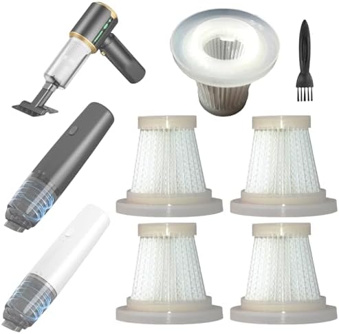 5Pack Hepa Filters Replacement Compatible with JIXINMIYUE Handheld Vacuum Cordless, Model HX-606. Washable Filters Work with A9life SY01-Q8 Car Vacuum Cleaner Portable. image 4
