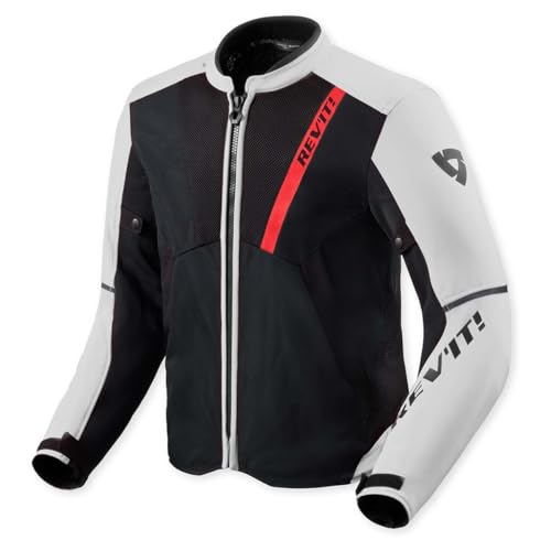 Revit GT-R 4 Air Veste textile moto, noir/blanc, M