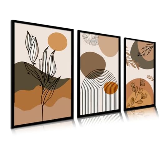 Quadro Decorativo Grande Minimalista Orgânico Floral Moderno Formas Escritório Sala Quarto
