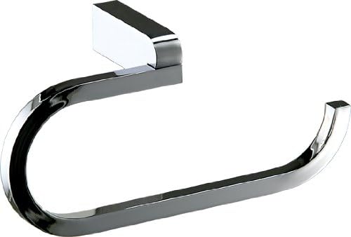 Hispania bath Musa Collection Wall Bathroom Towel Bar Holder, Polished Chrome, Wall Mount Bathroom Accessories Towel Rack, Made in Spain (European Brand)