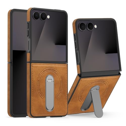 Coque Samsung Galaxy Z Flip 7 magnétique avec anneau rotatif 360 et béquille rigide