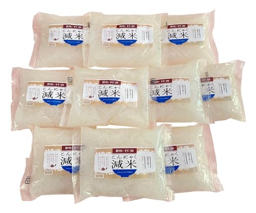 群馬県下仁田町 混ぜて炊くだけで低カロリー&健康ごはん 冷凍可能セラミド配合 こんにゃく減米 150g×10包 F21K-103