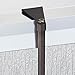 mDesign Stainless Steel Bath/Shower Over Door Caddy, Hanging Storage Organizer 2-Tier Rack with 6 Hooks and 2 Baskets - Holder for Soap, Shampoo, Loofah, Body Wash, Omni Collection, Bronze