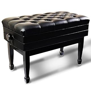 Banquette Piano Banc,Tabouret Piano Banc de Piano Deluxe Duet Banc de Rangement pour Piano en Bois, Réglable en Hauteur, Siège de Clavier Rembourré Professionnel pour Deux Personnes, avec Compartimen - Les Beatles, Paul McCartney, John Lennon, RIngo Starr, George Harrison