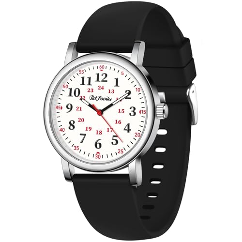 Montre d'allaitement avec aiguille des secondes pour le calcul du pouls et du temps