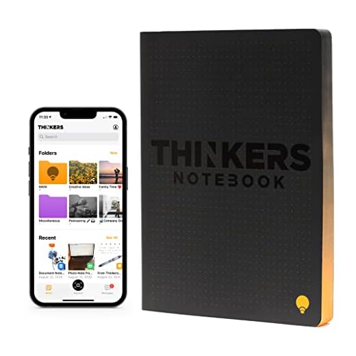 THINKERS Smart Notebook - Capture & organize your notes - from paper to your phone