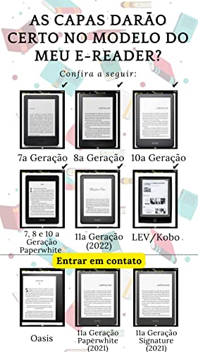 Case Capa para Kindle Livro Antigo 11ª geração (C2V2L3)