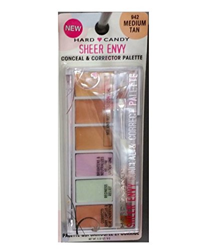 Hard CandySheer Envy Conceal & Corrector Palette, 942 Medium Tan