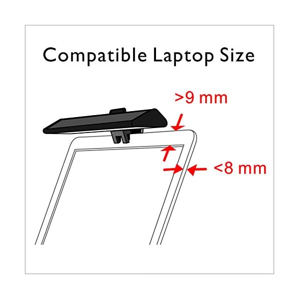 BenQ ScreenBar Plus e-Reading LED Task Lamp with Auto-Dimming and Hue Adjustment Features, Hang It on Monitors to Save Space, Eye-Care, No Screen Glare Or Flicker, Matte Black USB Powered Office Lamp - Image 3