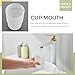 Tumbler Glass, Frosted Bathroom Rinsing Cup, Replacement Tumbler for Aomasi Toothbrush Holder