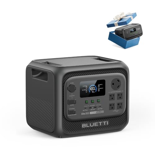 Image of BLUETTI Elite 300 with Elite 10 Portable Power Station 3014.4Wh 2400W LFP | 4800W Surge, Smallest 3kWh, 10ms UPS, 78 Min 0-80% Fast Charging, TT-30 RV Ports, for Camping, Emergency, Outage, Road Trip