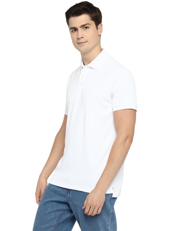 Image of Southern Alps Polo Collar T-Shirt with Moisture Wicking for Men