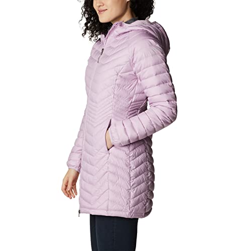 Image of Columbia Women Solid Powder Lite Mid Jacket Hoodie