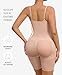 FeelinGirl Shapewear Bodysuit for Women Tummy Control Faja Shaper Seamless Hip Enhancer Thigh Slimmer Body Shaper Nude M/L