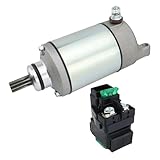 shamofeng Starter w/Relay for Suzuki QuadSport LT-Z400 LT-Z400Z 2003-2008, For Kawasaki KFX400 KSF400 2003-2006, For Arctic Cat 400 DVX 2004-2008. QuadSport 400 Starter, KFX400 Starter,400 DVX Starter