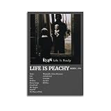Zamm Life Is Peachy - Póster decorativo para pared, pintura para dormitorio, 20 x 30 cm, estilo sin marco