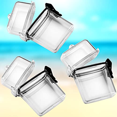 Funda impermeable para tarjetas transparente con cordón para protección total 3