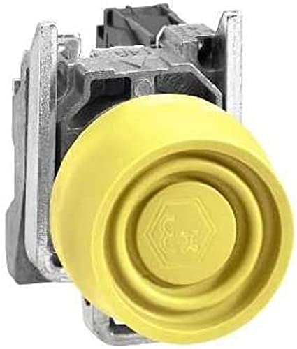 Bouton poussoir MSS 82 03 Schneider commande électrique jaune - 2