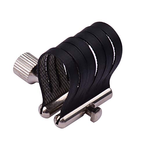 ROYHH Saxophone Ligature Compact Durable Sax Ligature for Alto Saxophone Metal Mouthpiece