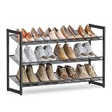 SONGMICS Zapatero de 3 niveles,