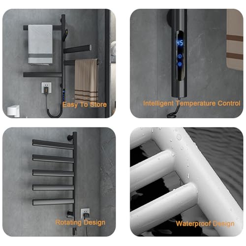Calentador de toallas de pared blanco para spas y hoteles con ajuste de temperatura 3