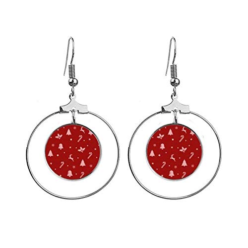 Boucles d'oreilles flocon de neige et élan pour illuminer vos tenues de fête