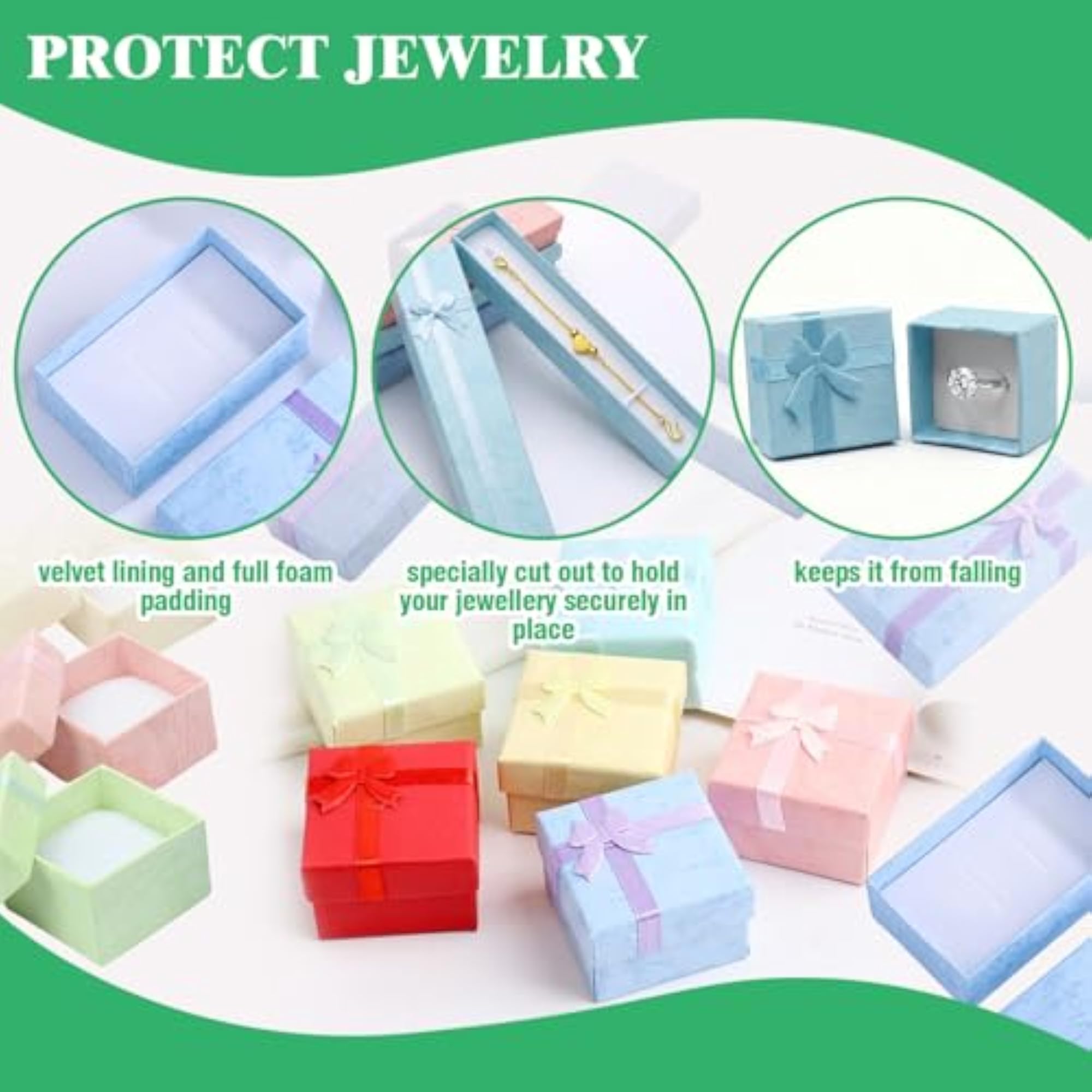 21Pcs Assorted Jewelry Gift Boxes Set