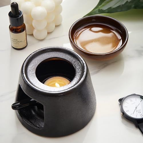 Quemador cerámico para difusor de aromas con soporte para vela miniatura 4