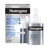 Neutrogena Retinol Boost+ Sérum intenso de noche (30 ml), sérum antiedad con 0,23% de retinol puro, tratamiento facial intensivo para reducir combatir los signos del envejecimiento, sin perfume