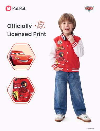 Image of Disney Girl & Boy Varsity Bomber Jacket Fall Sweatshirt Toddler to Big Kid