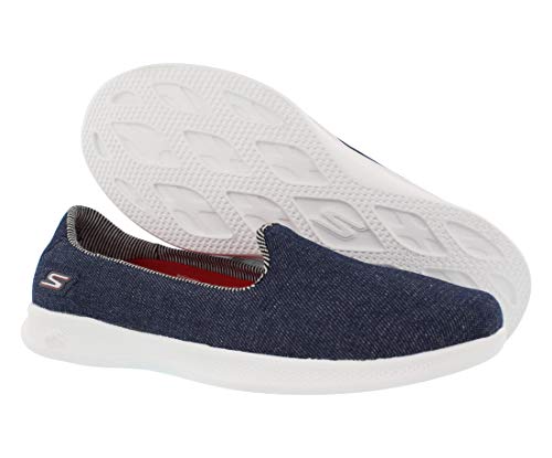 Skechers Go Step Lite Royal Slip-On Womens Shoes Size 6 Navy