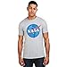 Nasa Circle Logo T-Shirt, Grigio (Sports Grey Spo), Large Uomo