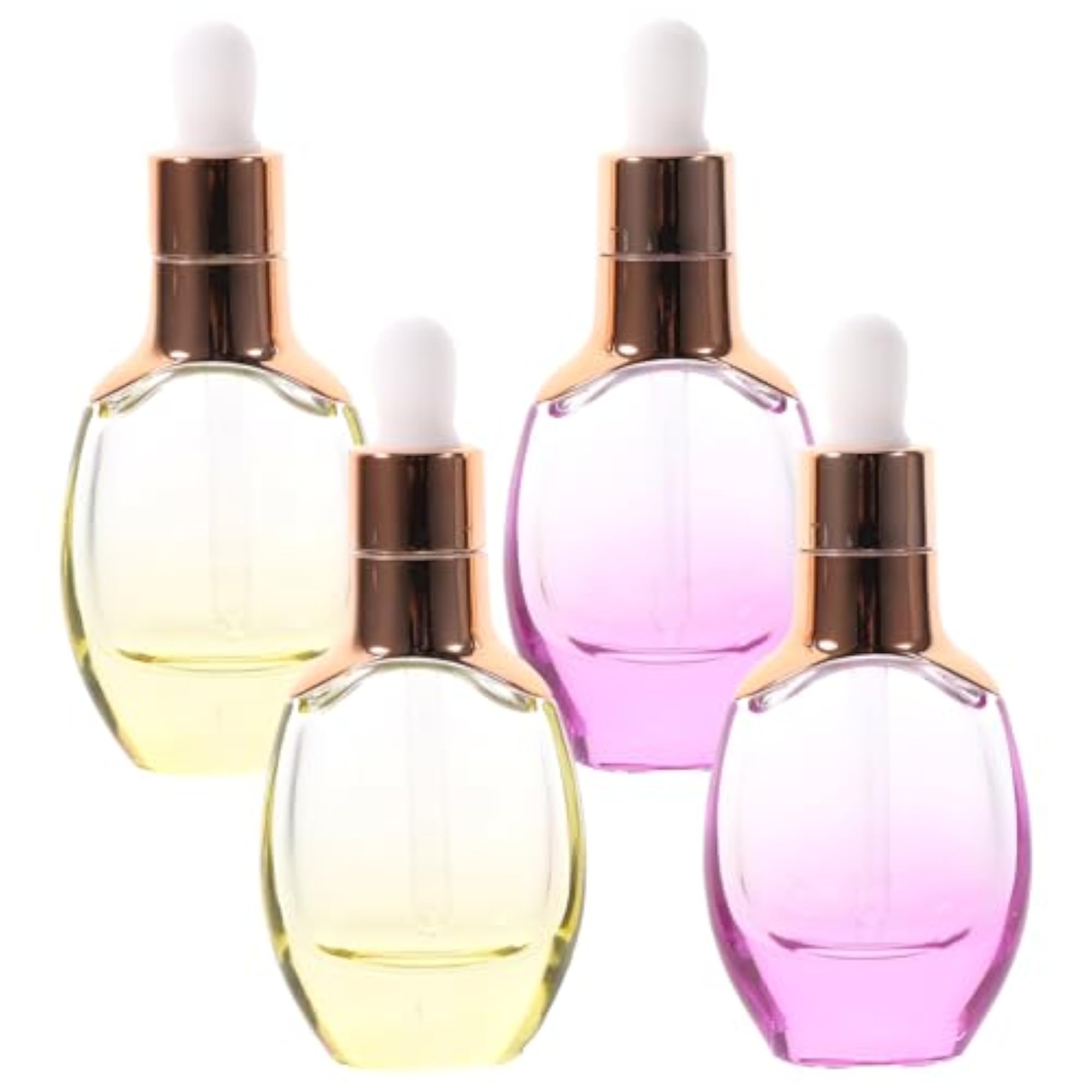 4pcs Glass Dropper Bottles
