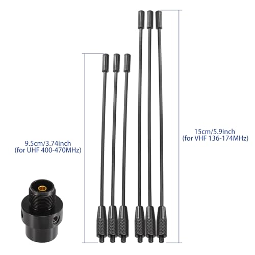 Bingfu Mobile Ham Radio Antenna with Ground Plane Dual Band VHF UHF Gmrs by BINGFU - Image 8