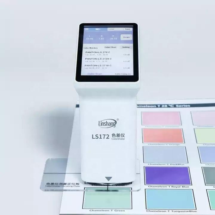 LS172 Smart Touch Screen Colorimeter Color Meter Precision Textile Printing Ink Color Difference Tester